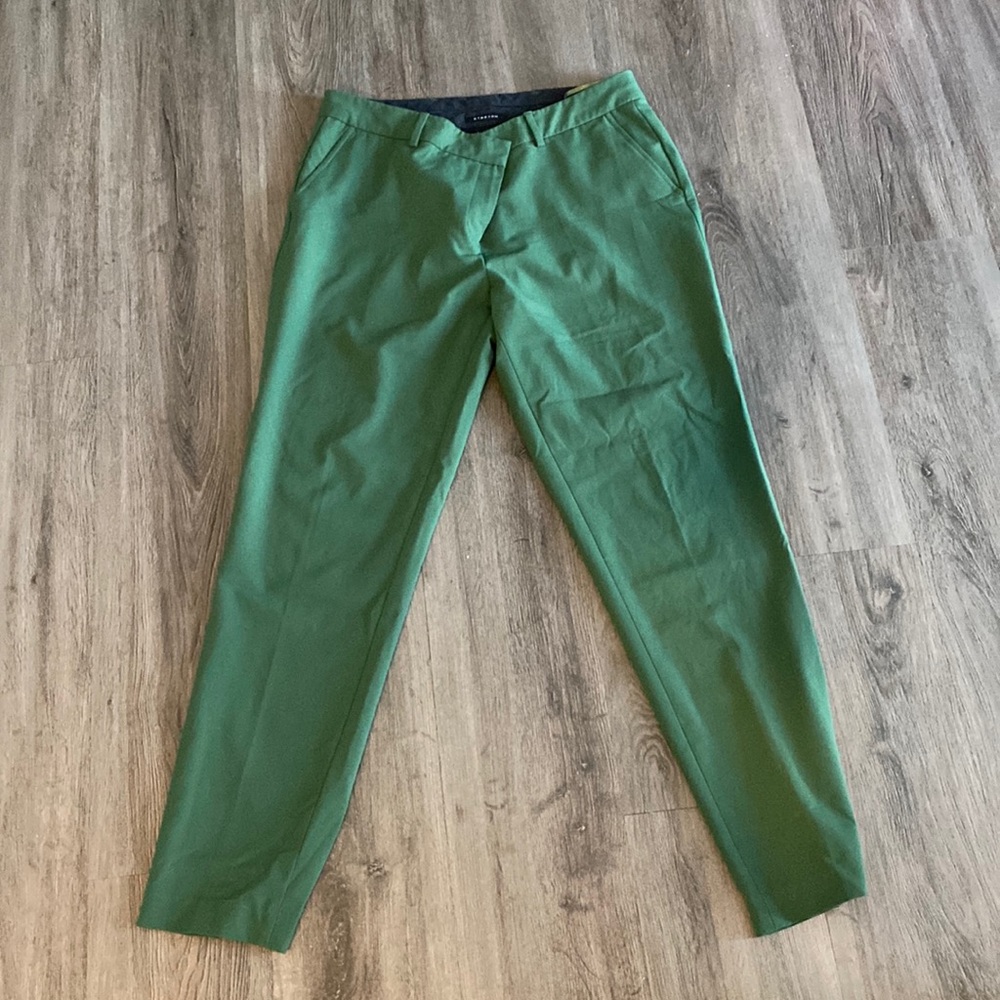 Green dress pants